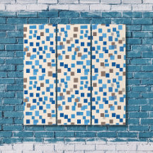 Motif Abstrait multi-carré