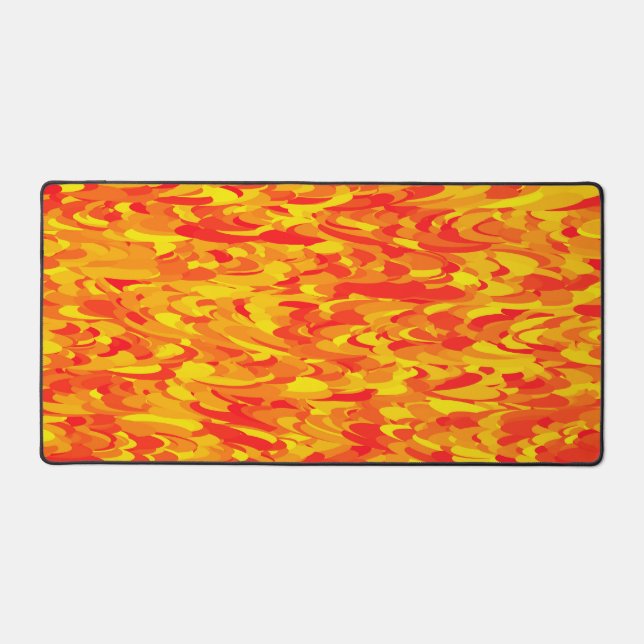 Motif Abstrait Orange Rouge Jaune (Recto)