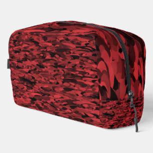 Motif Abstrait Red Black de toilette Sac