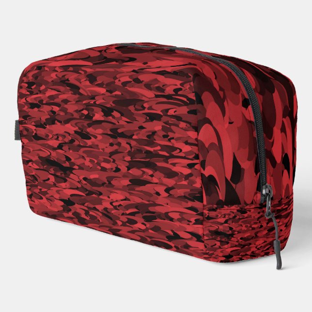 Motif Abstrait Red Black de toilette Sac (Coin droit)