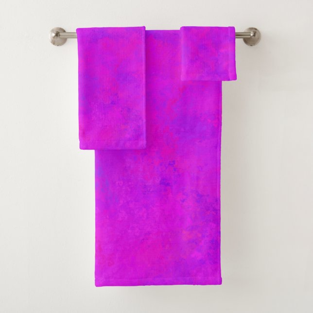 Motif Abstrait Rose Violet (En situation)