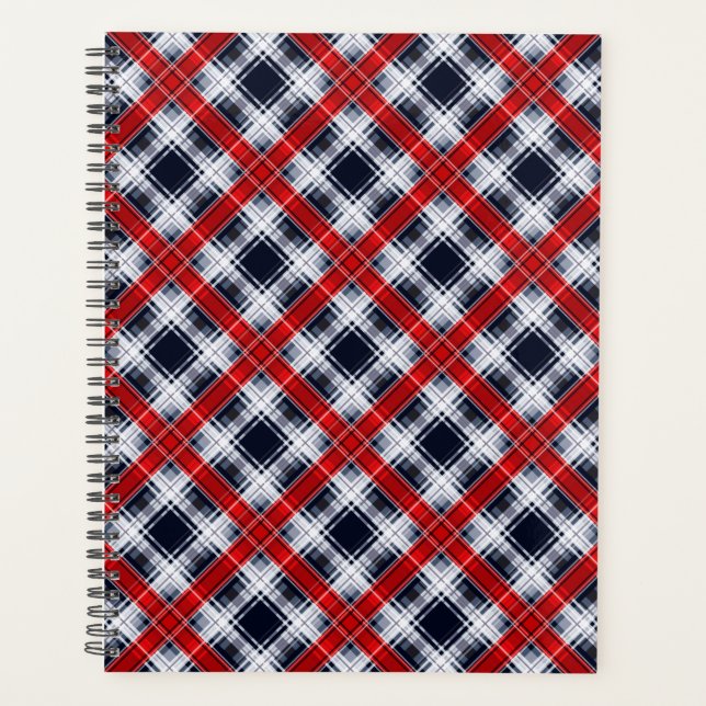 Motif abstrait sans à damiers plaid (Devant)