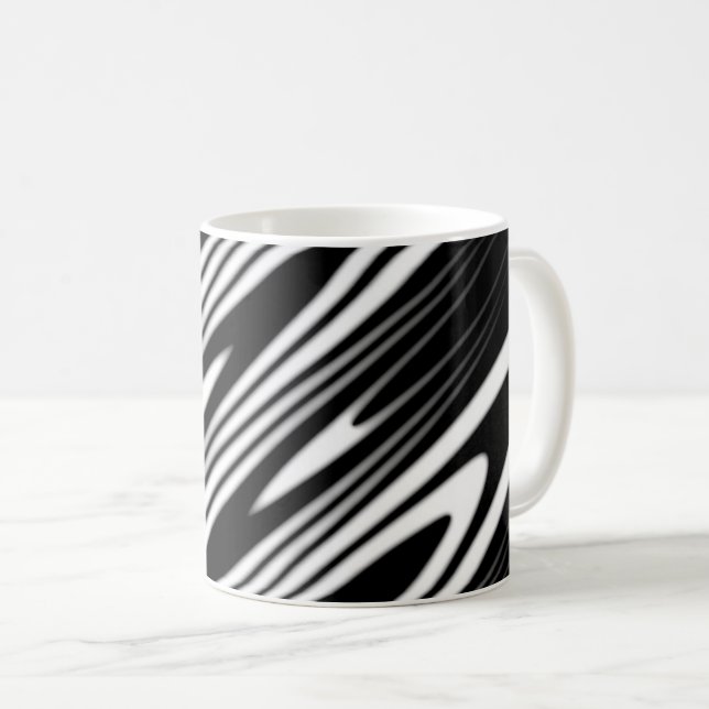 motif abstrait sans couture sur tasse (Devant droit)