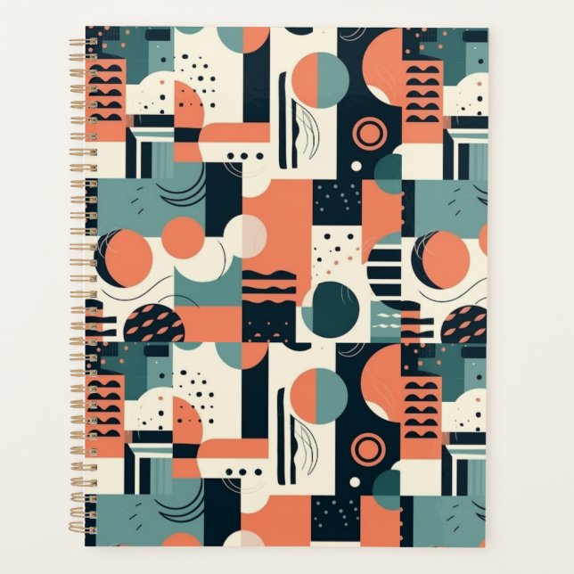 Motif Abstrait sans fil minimal - géométrique (1) (Devant)