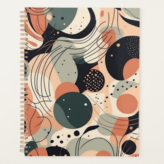 Motif Abstrait sans fil minimal - géométrique (7) (Devant)