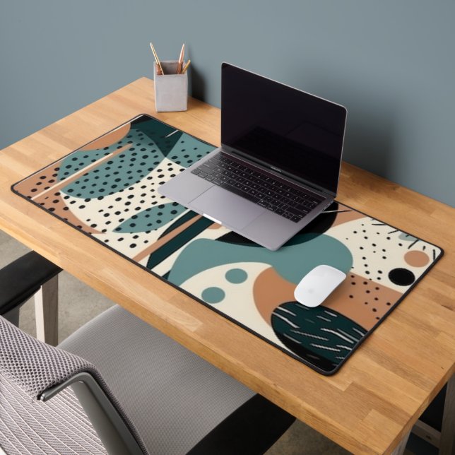 Motif Abstrait sans fil minimal - géométrique (9) (Bureau 2)