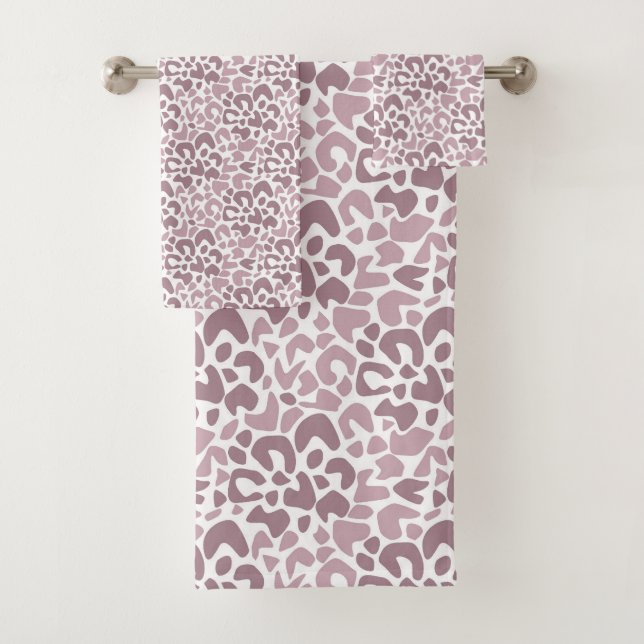 Motif abstrait tacheté marron et beige (En situation)