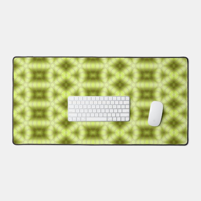 Motif abstrait vert néon (Clavier et souris)