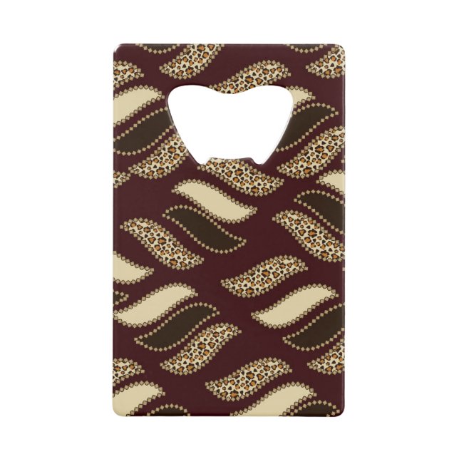 Motif africain de peau de guépard (Devant)