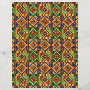 Motif Africain Kente double face papier de dépôt