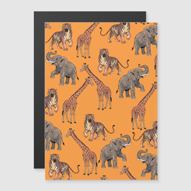 Motif Animal Africain (Devant / Derrière)