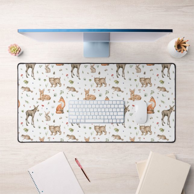 Motif animal de bois mou (Bureau 1)