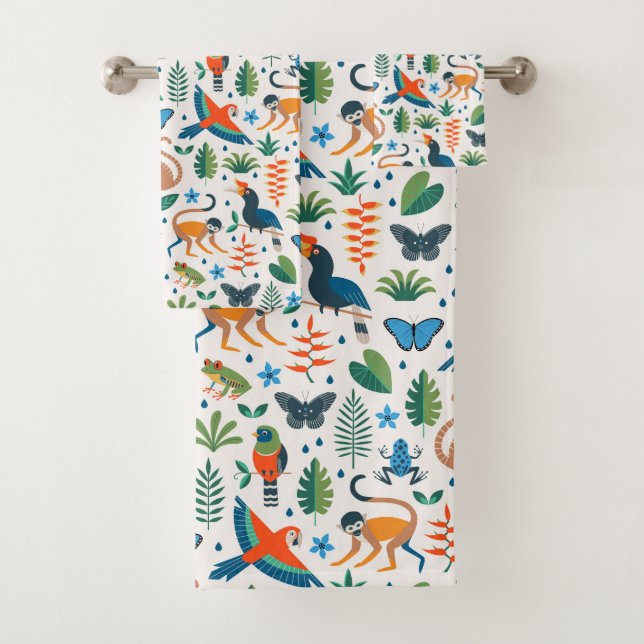 Motif animal de la forêt tropicale (En situation)