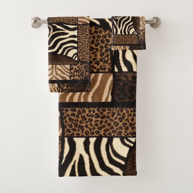 Motif animalier africain patchwork • Audacieux et  (En situation)