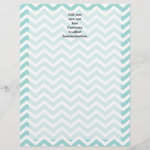 Motif Aqua chevron