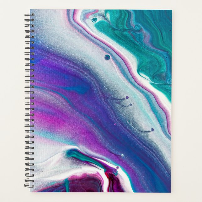 Motif aquarelle d'agate abstraite (Devant)