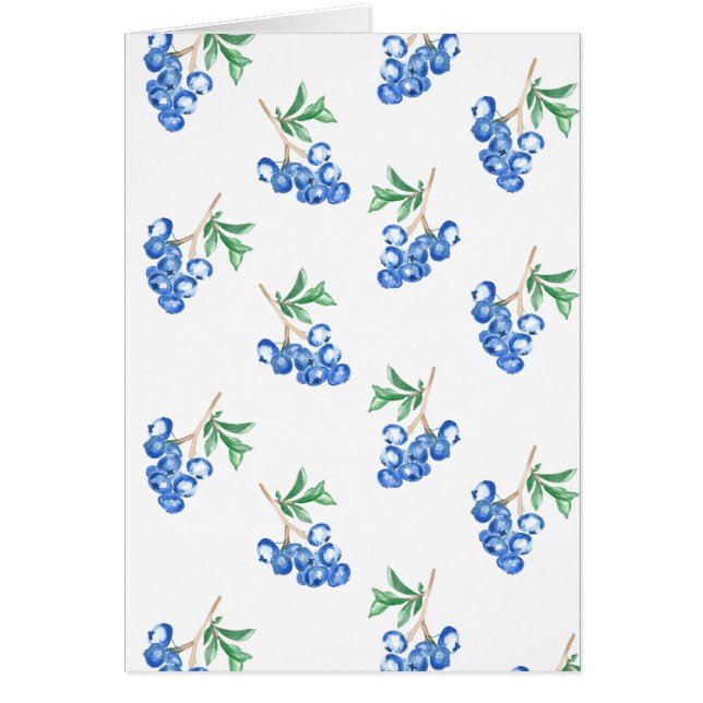 Motif aquarelle myrtilles (Devant)