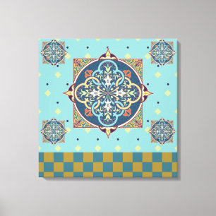 Motif arabe - Toile enveloppée