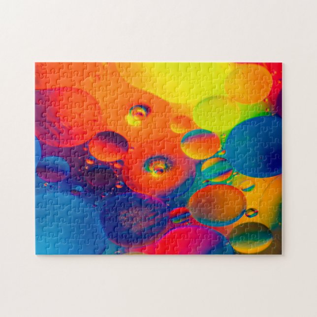 Motif arc-en-ciel Jigsaw Puzzle complexe (Horizontal)