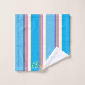 Motif arc-en-ciel pastel en cursive mignonne pour