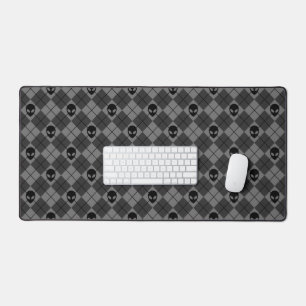Motif Argyle Alien Noir et Gris