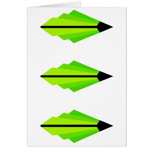 Motif Art déco 3 en vert clair (Devant)