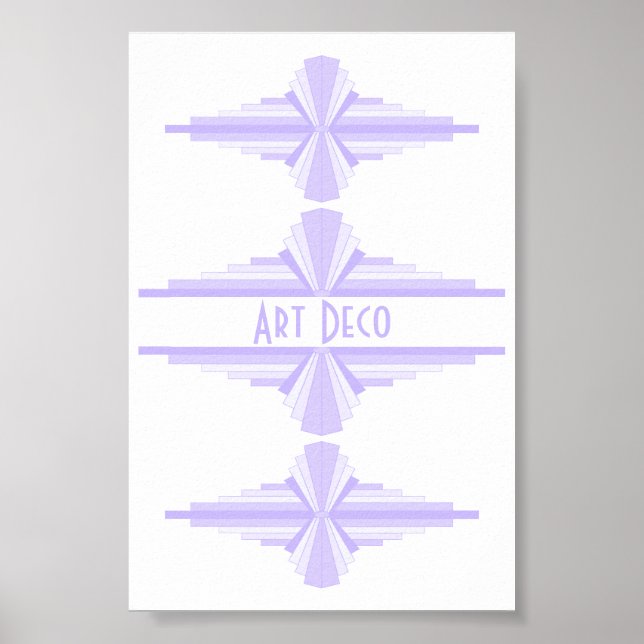 Motif Art déco à Lilac (Devant)