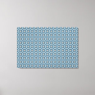 Motif Art déco bleu