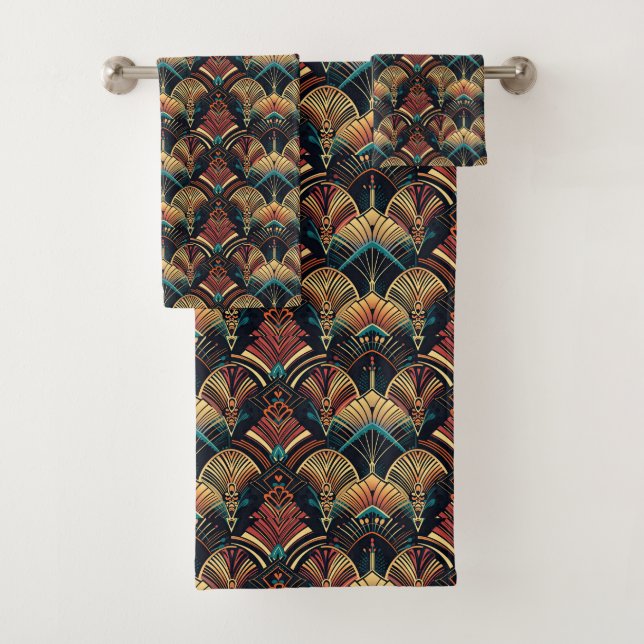 motif art déco carrelé mignon (En situation)