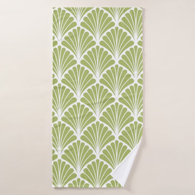 Motif Art Déco géométrique sans couture. Vint Abst (Serviette de bain)