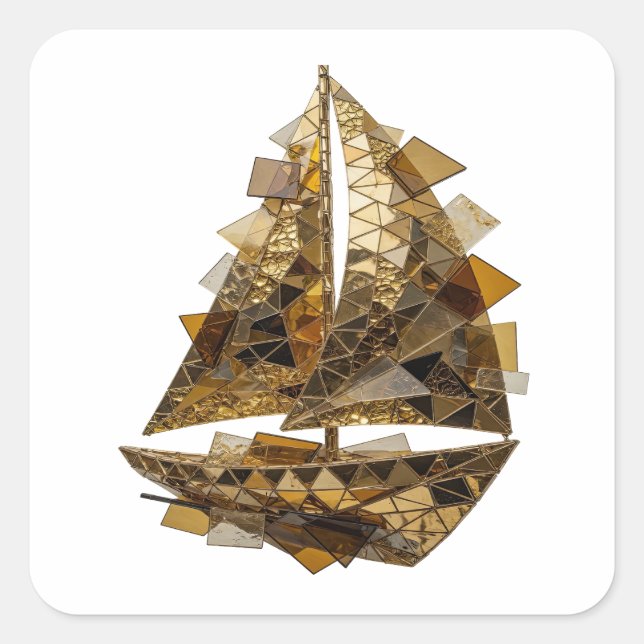 Motif autocollant argenté crisp (Devant)