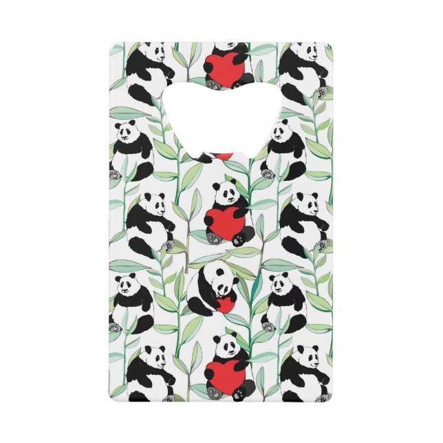 motif avec de beaux pandas avec des coeurs (Devant)