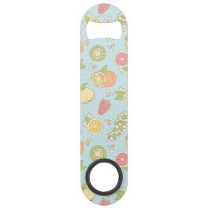 Motif avec des fruits et des baies