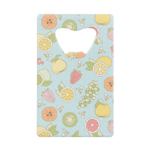 Motif avec des fruits et des baies