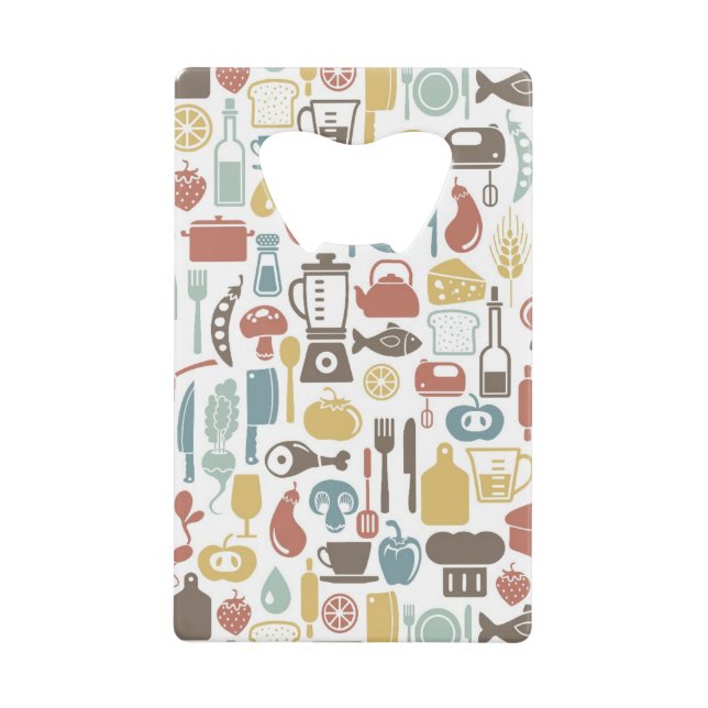 Motif avec des icônes de cuisine (Devant)