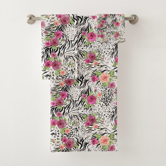 Motif avec des posters de animaux (En situation)