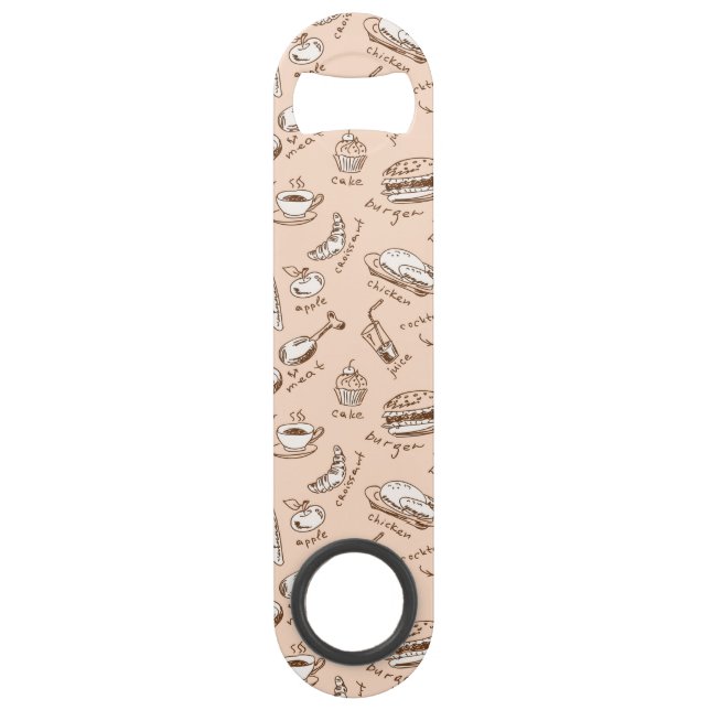 Motif avec la nourriture (Devant)