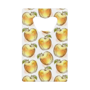 Motif avec la pomme jaune