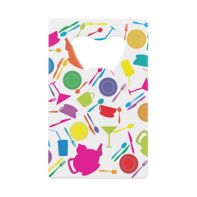 Motif avec la substance de cuisine colorée (Devant)