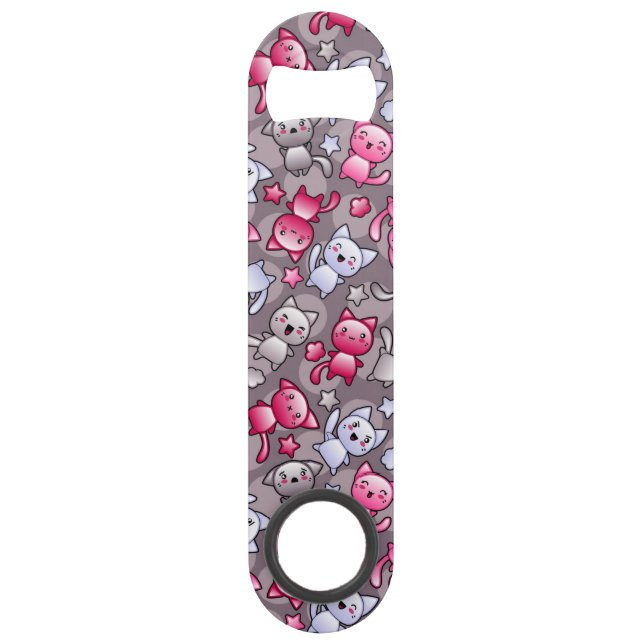 motif avec les chats mignons de griffonnage de (Devant)