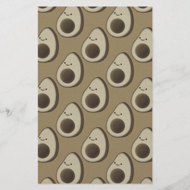Motif Avocado de style vintage (Devant)
