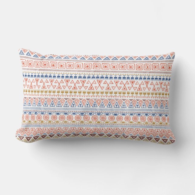 Motif Aztec lance des oreillers (Recto)