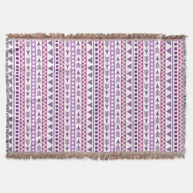 Motif aztèque lancer une couverture (Devant)