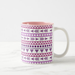 Motif aztèque tasses