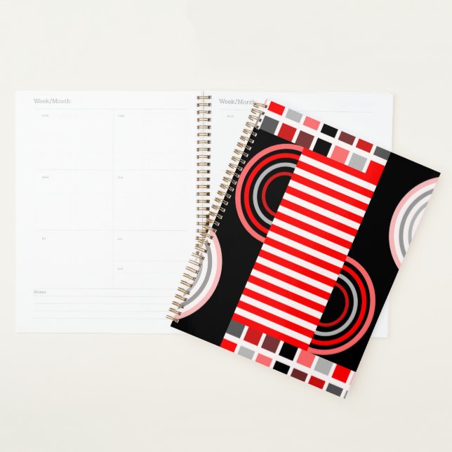 Motif Bauhaus Rétro (Devant avec enveloppe)