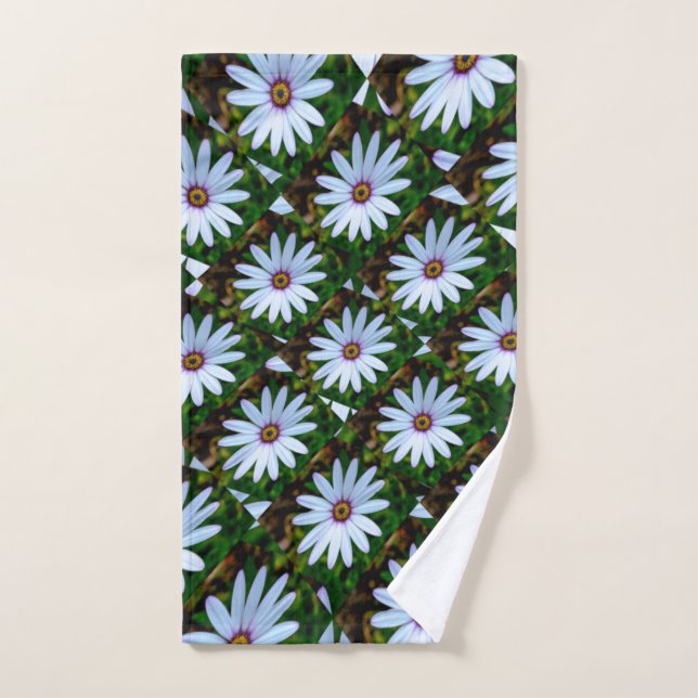 Motif blanc (Serviette à main)