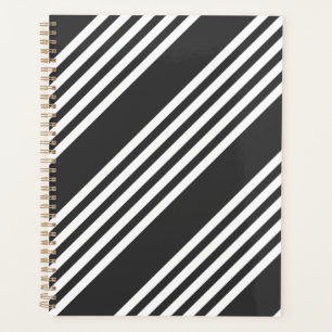 Motif blanc et charbon de bois à cinq bandes