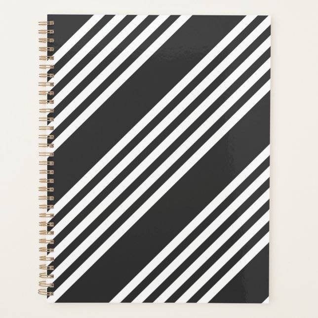 Motif blanc et charbon de bois à cinq bandes (Devant)