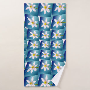 Motif blanc Narcissus