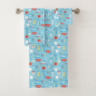 Motif bleu dentaire